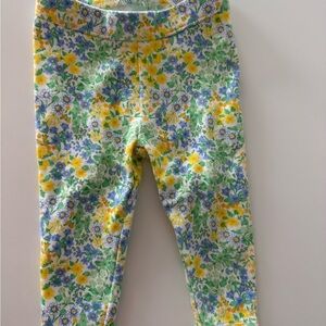 Janie and Jack Multicolor Floral Leggings